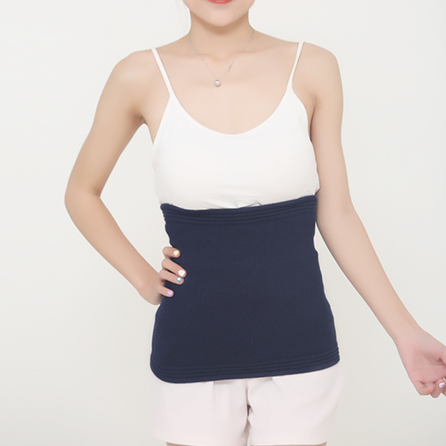 SZDYQH Women And Men Autumn Thin Elastic Knit Cummerbunds Waist Back Support Fitness Female New Warm ColdProof Slimming Shaper