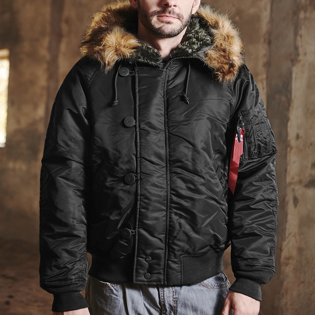 MGP Short Waist Parka Winter Classic Water Resistant Men Cycling Flight Jacket Windproof Warm Outerwear