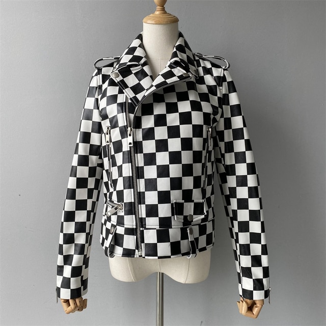 Spring Genuine Leather Jacket Women Fashion Real Sheepskin Coat Rivet Motorcycle Biker Jacket Female Sheep Leather Coat