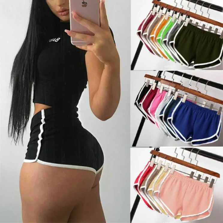 Hot Hot Pants Gym Womens Workout Ladies Loungewear Pants Plus Running Short Shorts Size Beach Beachwear Casual